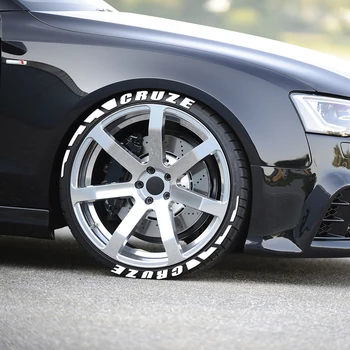 

3D Rubber Letters Car Tyre Stickers For Chevrolet Cruze 1.5L 1.4T ECO Premier Sedan FWD LS LTZ 2019 Nuevo 2020 Car Accessories