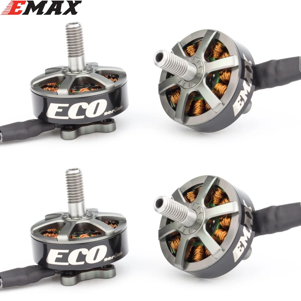 4 шт. Emax ECO серии 2306 6S 1700KV 4S 2400KV бесщеточный двигатель для моделей RC ЗАПАСНЫЕ ЧАСТИ DIY аксессуары