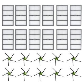 

Replacement Kit Compatible with IRobot Roomba S9(9150),S9+(9550) S Series Robot Vacuum Cleaner (12 Filters and 10 Side Brushes)