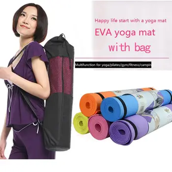 

EVA Yoga Mat Non Slip Carpet Pilates Gym Sports Exercise Pads for Beginner body building Fitness Gymnastics Mats with bag