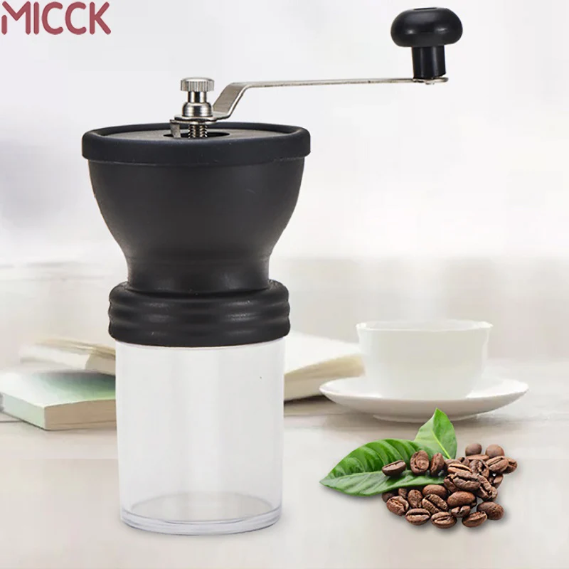 MICCK Съемная ручная керамическая кофемолка Складная шлифовальная машина кофейная посуда кофейные бобы портативная моющаяся мельница в подарок