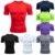 Мужские беговые компрессионные футболки Quick Dry Soccer Jersey Fitness Tight Sportswear Gym Sport Short Sleeve Shirt Breathable