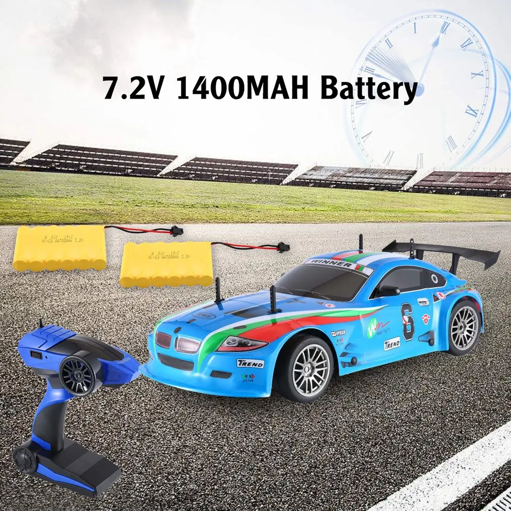 J601 1 9 1/10 1400 мА/ч 2 4G гоночный автомобиль 1:10 радиоуправляемая модель автомобиля 25