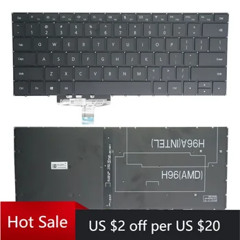 

for Huawei MateBook 13 WRT-W29 WRT-W19 Black US Laptop Keyboard With Backlit