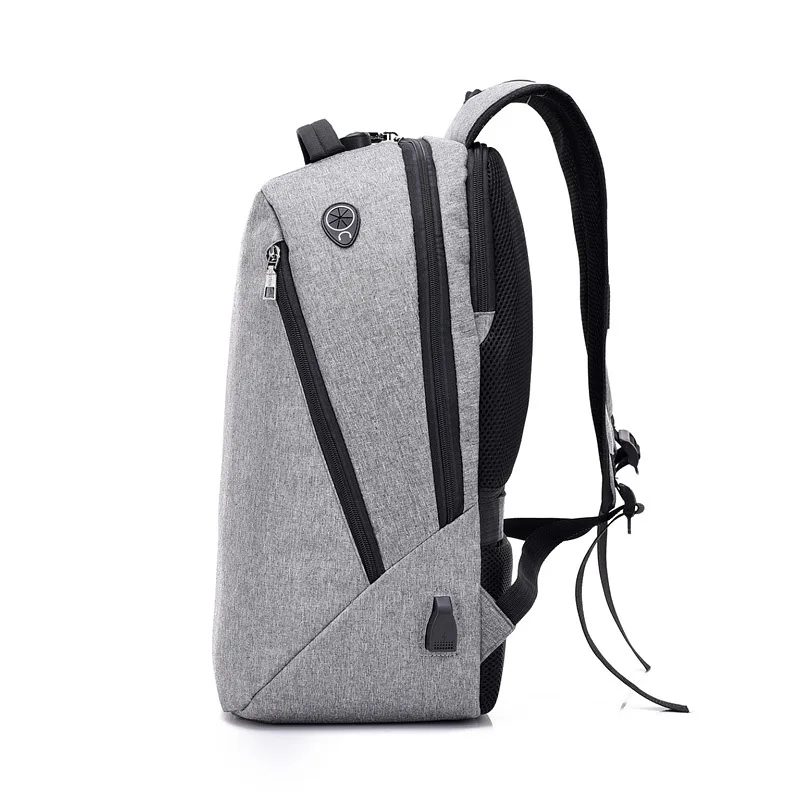 

New Style Korean-style Computer Bag Business Backpack USB Charging Lock Theft