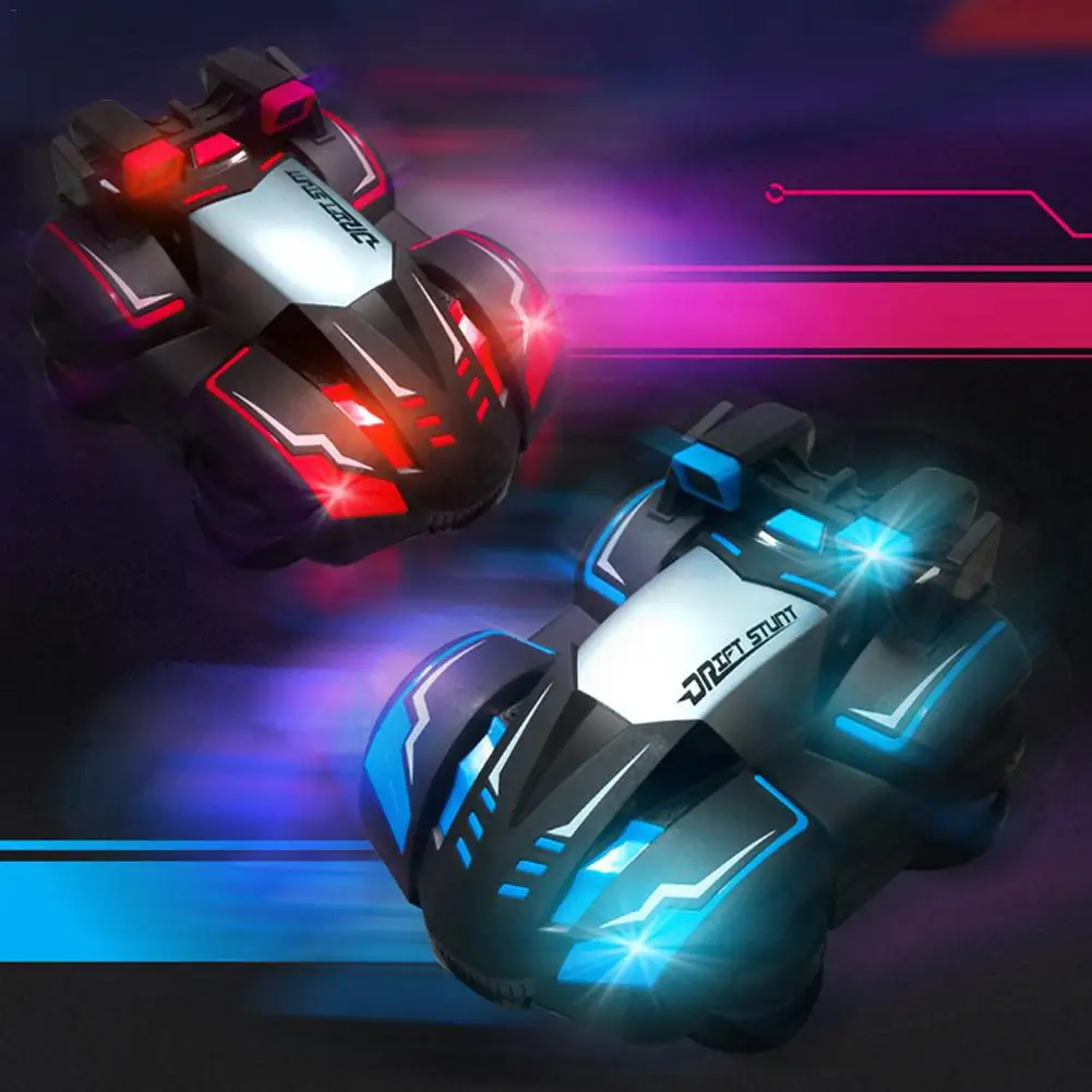

Flash Drifting Car 2.4G Remote Control Toy Car With Flashing Led Light Electric Stunt Drift Kart RC Toy For Kids