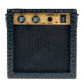 

NAOMI Amplifier 3W Protable Mini Audio Guitar Bass Amplifier Speaker Guitar Amp Clip Headphone New