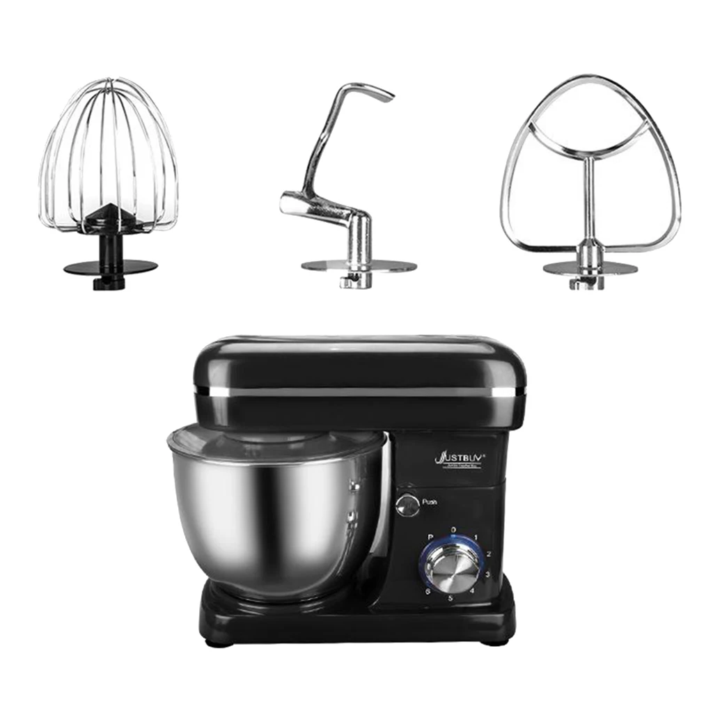 5L 6 Speeds Kitchen Electric Stand Mixer Bread Dough Maker Machine Tilt-Head Red w/ Mixing BowL
