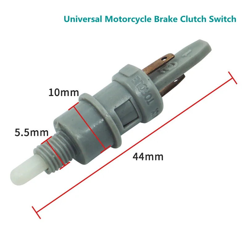 1PC 6mm Universal Motorcycle Brake Clutch Switch Motorbike Front Rear