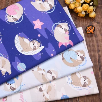 

I need make Space Cotton Fabric DIY Sewing Craft Baby Sheet Home Textiles Patchwork Quilting Fat Quarter Tecido Clothes Tilda