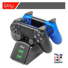PS4 контроллер зарядное устройство двойной 4 контроллер usb зарядная станция Док-станция для Sony Playstation4/PS4/PS4 Slim/PS4 Pro