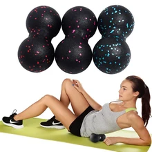 16*8 см EPP арахисовый Массажный мяч двойной Лакросс фитнес-мяч подвижный мяч для спины/шеи/ног физическая терапия облегчение боли