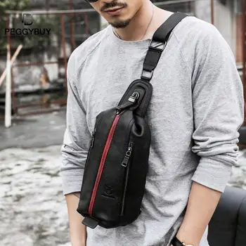 

BULLCAPTAIN Shoulder Waist Bags Men Genuine Leather Crossbody Chest Pack Classic Travel Classic Sling Purse Belt Clutch Cellphon
