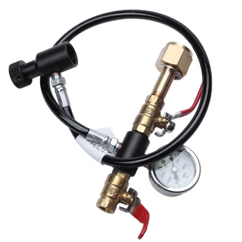 

W21.8-14 High Pressure Hose Co2 Fill Station 24 Inch with Gauge for Filling Sodastream Tank