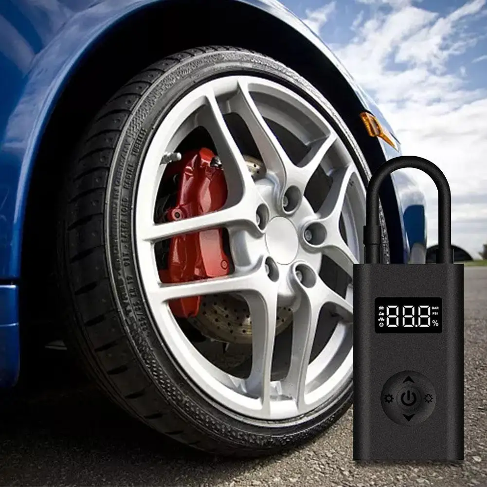 Автомобильный воздушный компрессор 150 PSI насос со светодиодный Ной лампой для