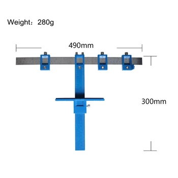 

Woodworking Punch Locator Drill Guide Furniture Joinery Adjustable Drilling Dowelling Hole Saw Multi-function Measure Hand Tool