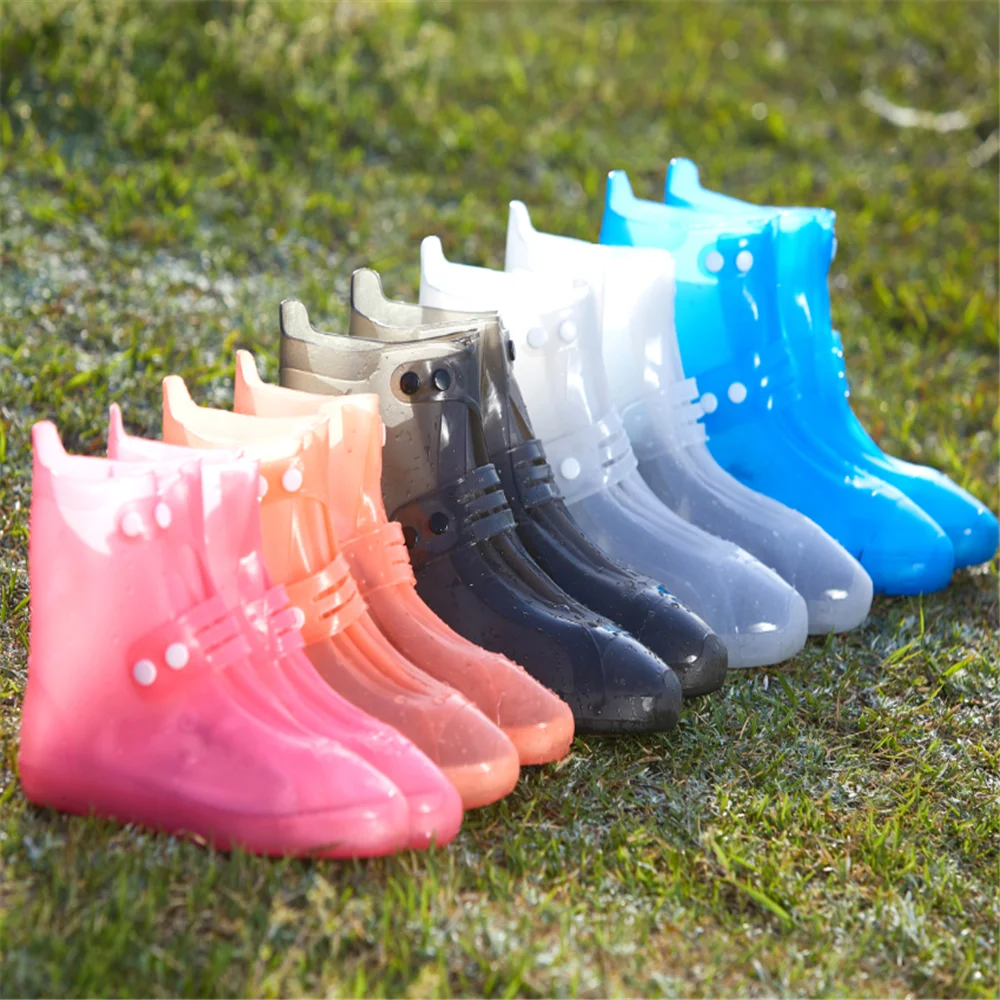 

New Design Unisex Waterproof Fashion Rain Shoe Cover Anti-Slip Durable Virus Protection Rain Boots for Indoor Outdoor Rainy Days