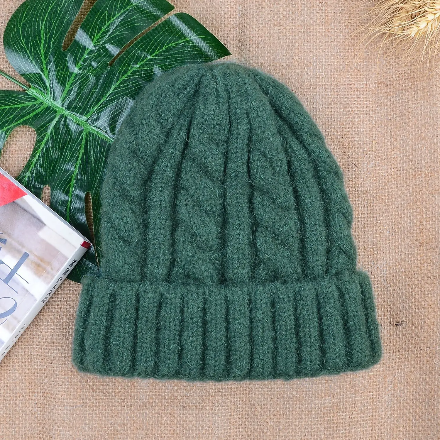 

Beanie Women Hat Winter Knit Autumn Warm Outdoor Skiing Accessory
