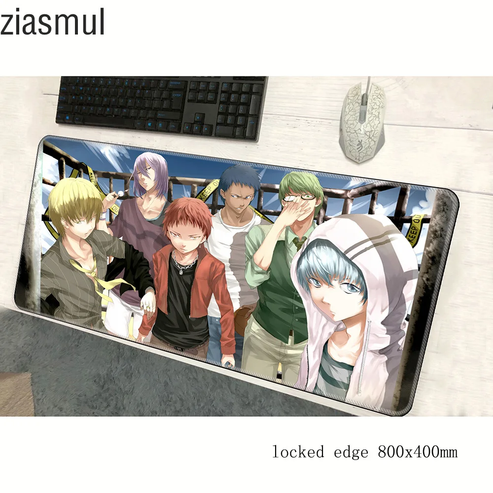 Баскетбольный коврик Kuroko 800x400x3 мм игровой коврик для мыши HD Коврик для мыши с принтом геймер компьютерный стол коврик notbook mouseat