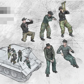 

1/35 resin model figures kit WWII soldier Unpainted