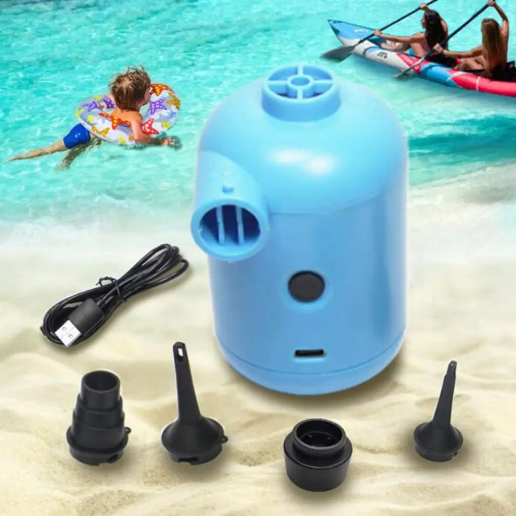 USB Powered Mini Electric Air Pump for Inflatables Air Bed Mattress Pools Boat