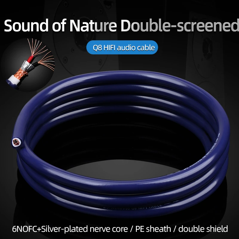 HIFI Audio Cable Discrete Wire Double Shield Power Amplifier DC DIY cable | Электроника