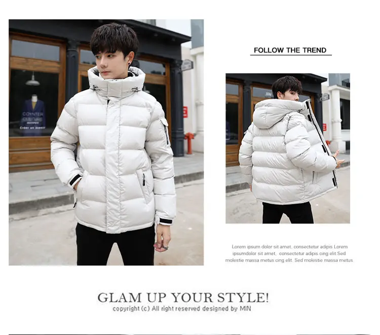 long black puffer coat Women's Down Jacket Hooded Thick Winter Coat Men Clothes 2021 Korean Warm White Duck Down Jackets Fashion Outwear Y6008 puffer jacket with fur hood