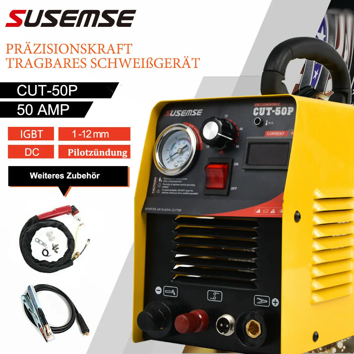 Air Plasma Cutter CUT50P Pliot Arc CNC Welding Machine DC Inverter Welding Equipment 110/220v 2