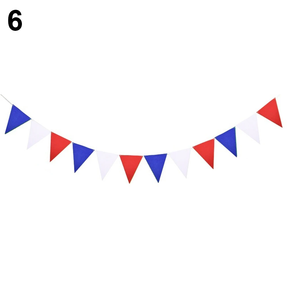 2.5m DIY Multicolor Bunting Banners Garland Flags Pendant for Baby Shower Birthday Party Home Decorations - Цвет: 06
