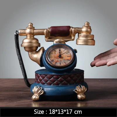 Phone-Gold Strongwell статуя в американском ретро стиле, модель для рабочего стола, декоративная статуэтка, винный стеллаж, винтажный домашний декор, художественное оформление, украшение для дома - Цвет: Phone-Gold