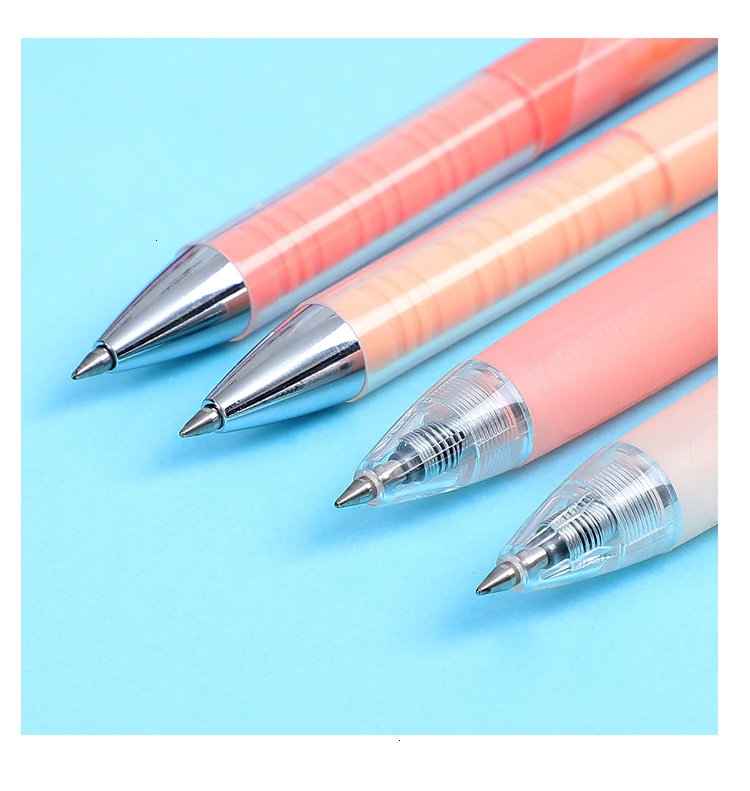 JIANWU, 1 шт., каваи, персик, серия, концевые гелевые ручки, 0,5 мм, черные чернила, мягкая ручка, милый тип моделирования, нейтральная ручка для студентов, канцелярские принадлежности