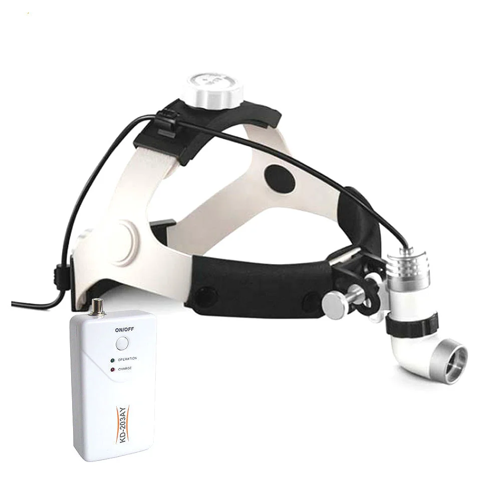

3 Вт AC/DC LED Dental Otolaryngologic, регулируемая яркость, специальный свет, налобный фонарь с одной батареей, налобный фонарь
