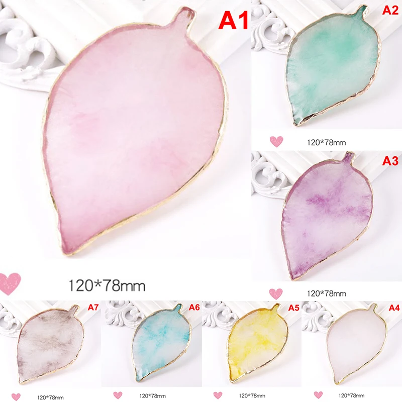 1 Pcs Resin Stone Color Palette False Nail Tips Drawing For Mixing Display Manicure Polish Gel Too |