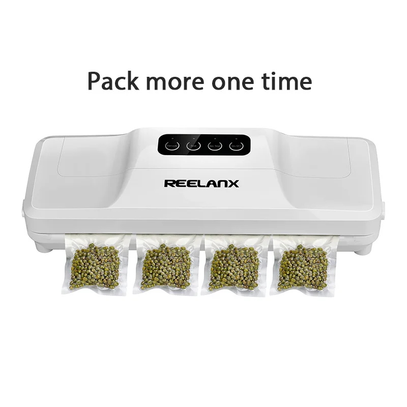 Вакуумный упаковщик REELANX V1 160 Вт вакуумная упаковочная машина для продуктов