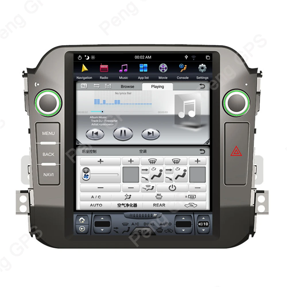 Perfect Android 8.1 Radio GPS Navigation for Kia Sportage R 2010-2015 Tesla Vertical 10.4" Screen PX-6 6 Core Car Multimedia DVD Player 2