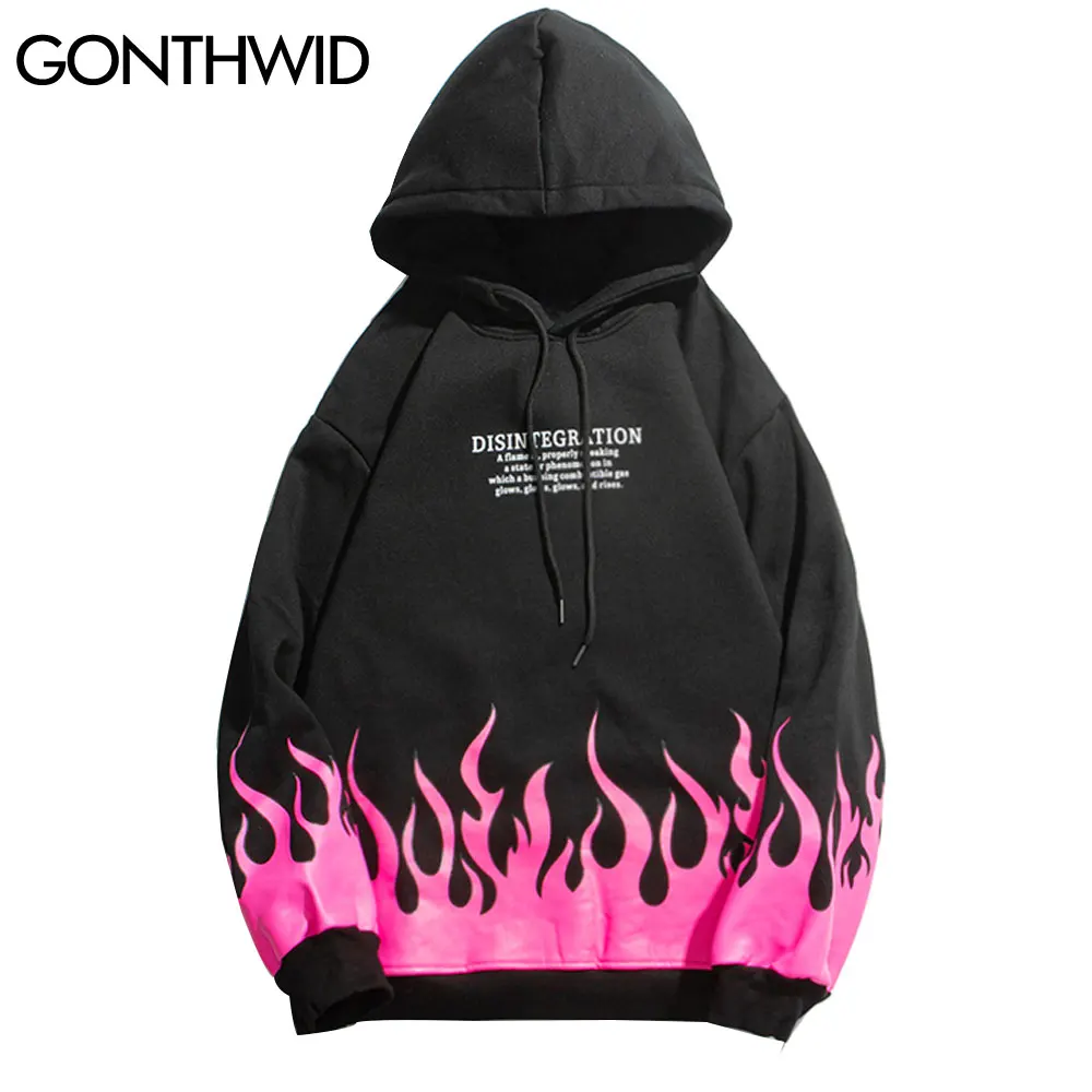 Sudadera llamas de fuego Outlet