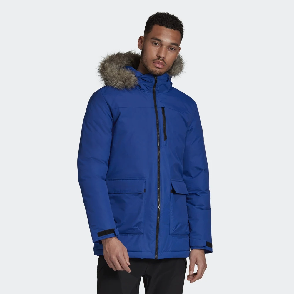 Parka de parque Adidas, royblu ge5807|Chaquetas para running|