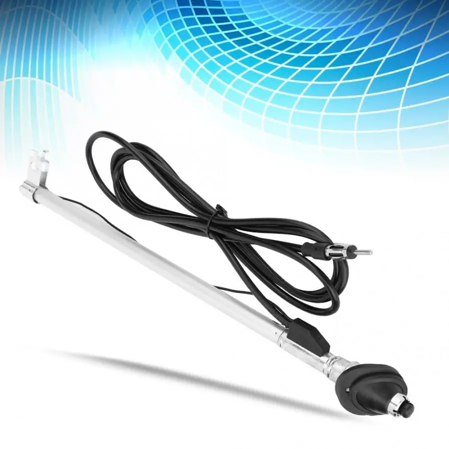 Car Audo Manual Pushdown Antenna Aerial Fits for Toyota Landcruiser FJ80R 1990-1992 Manual Antenna Accessory