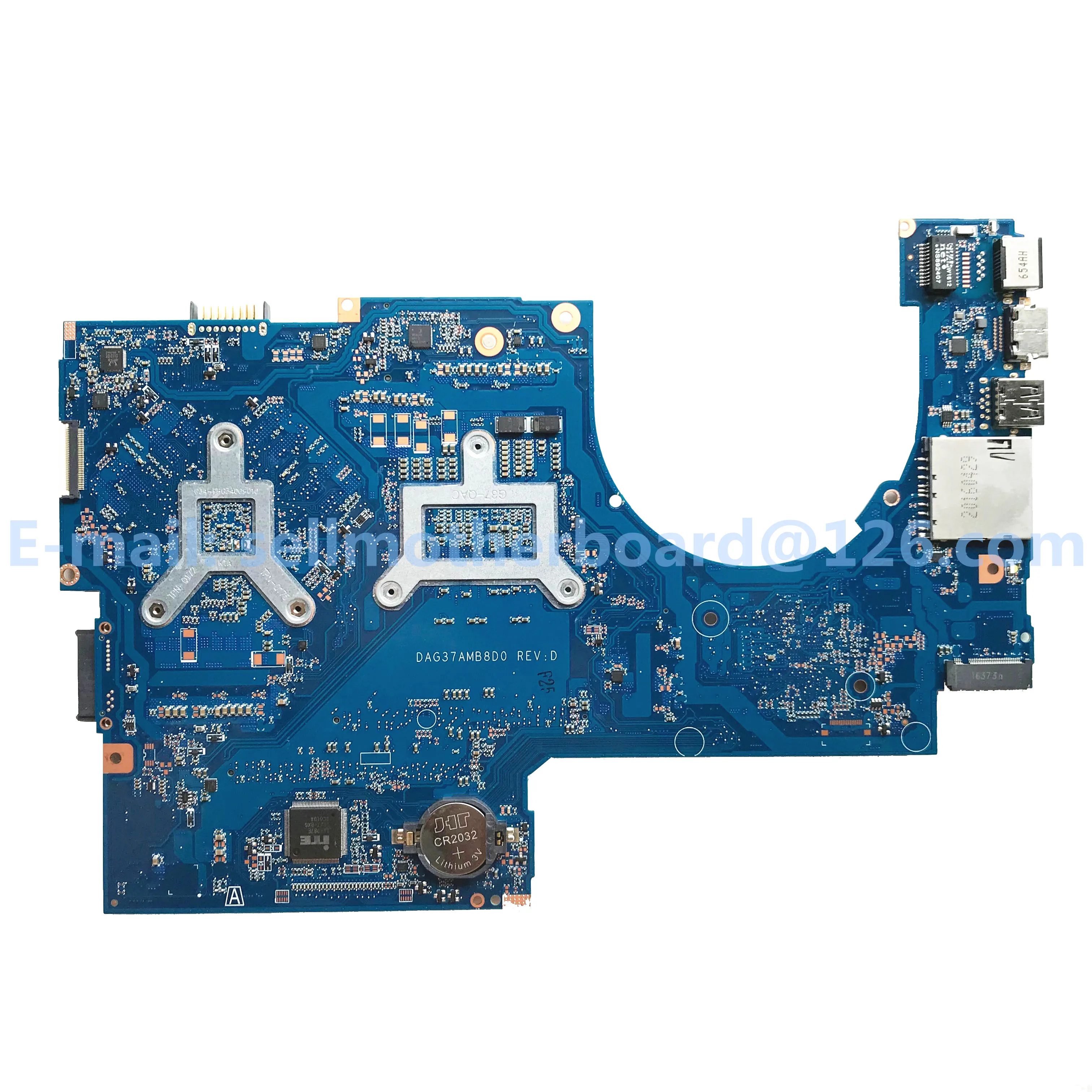 Для hp 17-AB 17-W Материнская плата ноутбука 857389-601 857389-501 с SR2FQ i7-6700HQ cpu 960M 4G DAG37AMB8D0 MB тестирование Быстрая