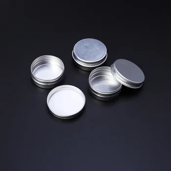 

56 Pcs Cream Jars Round Mini Aluminium Bottle Empty Jar for Lotions Eye Shadows Cosmetic Cream