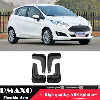 

For FORD FIESTA 2009-2012 Mudflaps Splash Guards Front With the color and rear Mud Flap Mudguards Fender Modified special