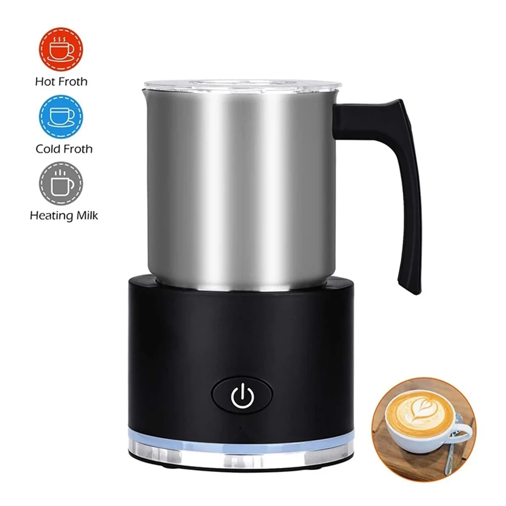 Electric Milk Frother Automatic Stainless Steel Foam Maker Milk Steamer