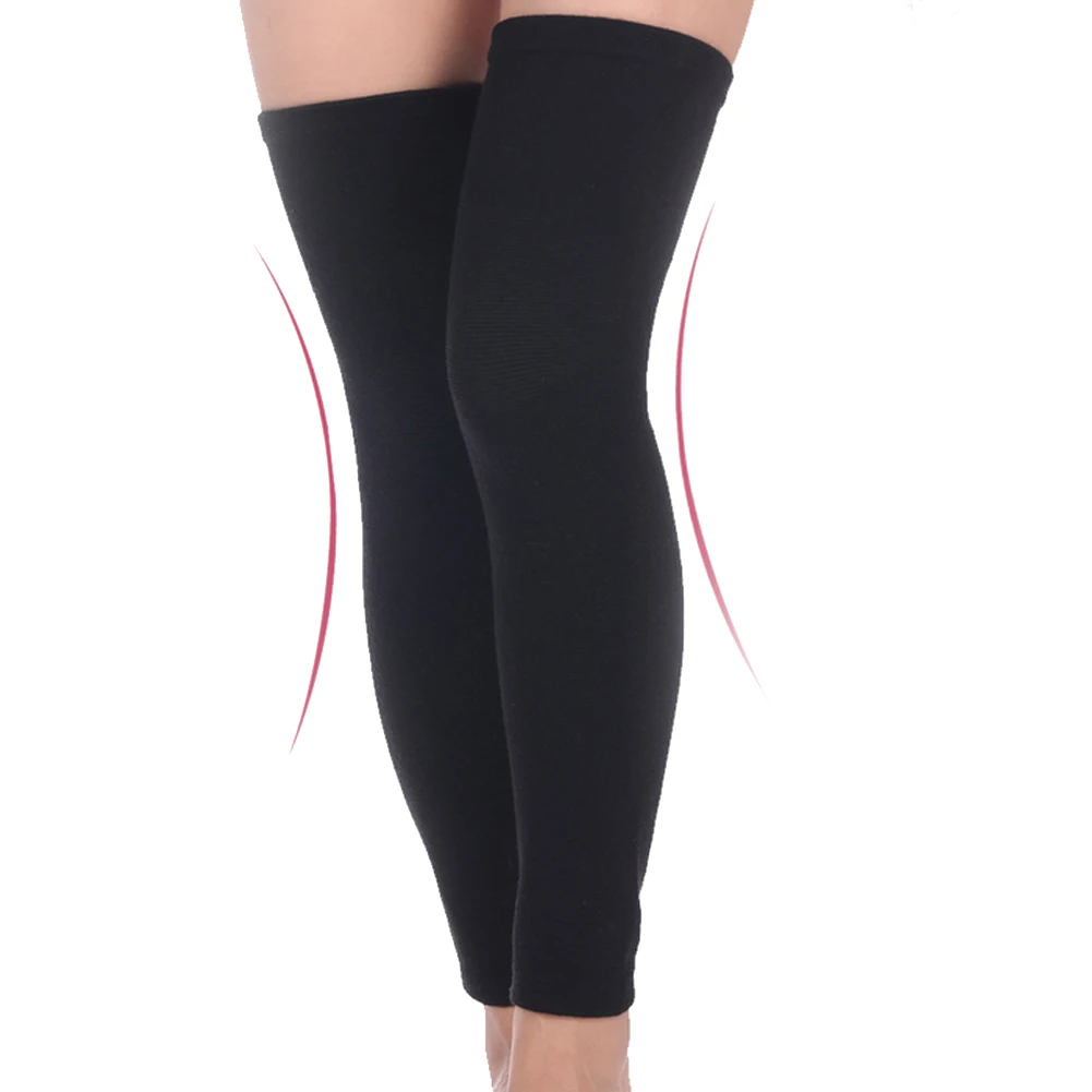 2Pcs Winter sports lengthen knee pad elastic stripe Self-Heating Arthritis Warm Thermal Knee Brace Leg Sleeve Warm Protector