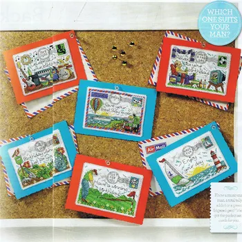

CD395 Cross Stitch Kit Package Greeting Cards Needlework Counted Cross-Stitching Kits Christmas Mother's Father's Day Birthday