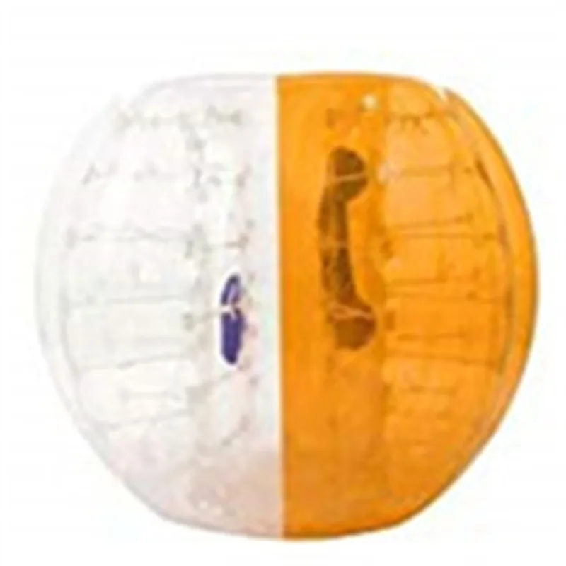 1,2 м/1,5 м/1,8 м надувной воздушный пузырь тела Футбольный Мяч Zorb надувная игрушка фитнес-команда спортивное игровое оборудование для взрослых детей - Цвет: 1.2m yellow clear