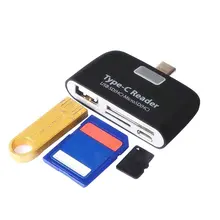 Многофункциональный адаптер для карт памяти USB 3,1 type C USB-C TF OTG кард-ридер для MAC-book Phone Tablet Card Reader