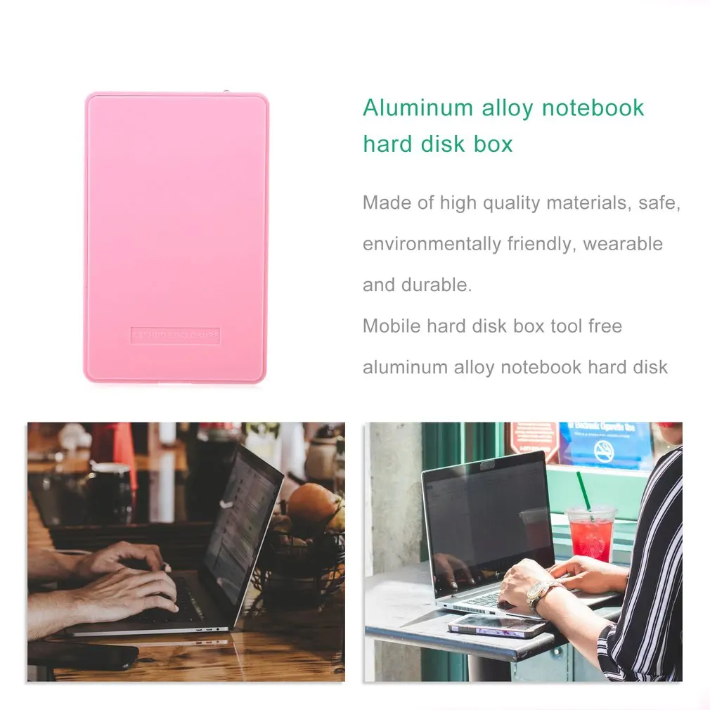 USB2.0 USB3.0 USB3.1 мобильный жесткий диск 2,5 дюймов USB SATA Безвинтовой ноутбук последовательный порт твердотельный диск коробка