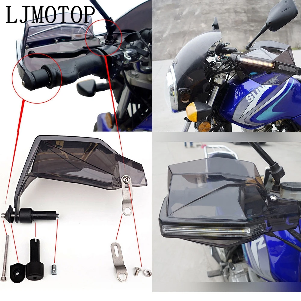 Защита для рук мотоцикла защита со светодиодной подсветкой Honda Hornet 250 cb400 CB599