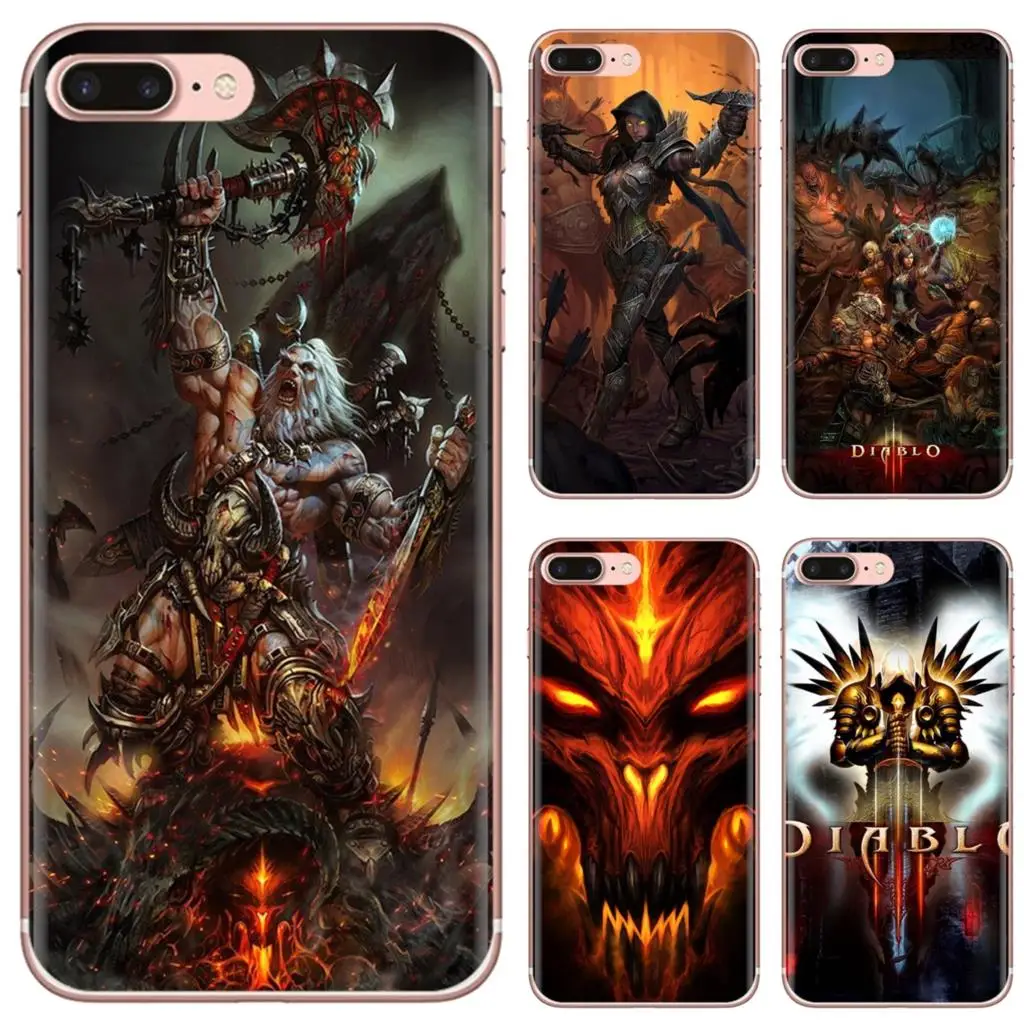 Diablo-S-3-S-cool-game Silicone Phone Case For Huawei Nova 2 2i 3 3i Y3 Y5 Y6 Y7 Y9 Prime 2015 2016 2017 2018 2019 | Мобильные