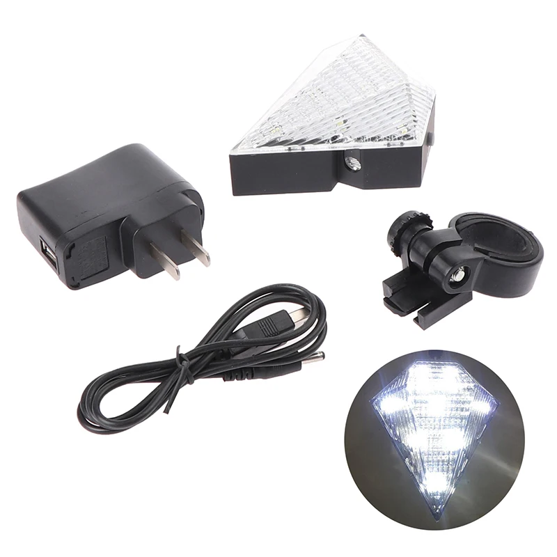 

1Pc Bike Waterproof Riding Rear light Led Chargeable Mountain Bike headlight